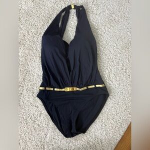 Women’s Size 10 Bleu|Rod Beattie One Piece Swimsuit GUC